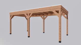 Douglas overkapping 300x600cm, Verando